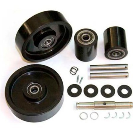 GPS - GENERIC PARTS SERVICE Complete Wheel Kit for Manual Pallet Jack GWK-1043-CK - Fits Specific Uline Models GWK-1043-CK